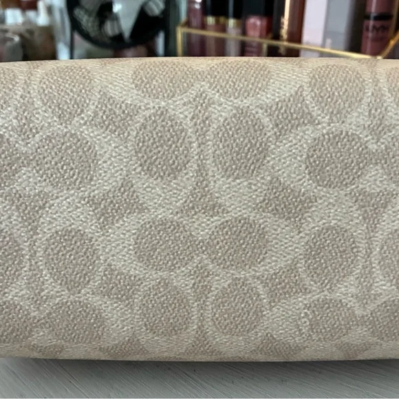 Coach Tan and Brown Signature Satchel MINI - Picture 13 of 15